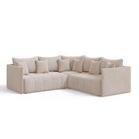 ECKSOFA Ardi Beige - Beige, Holz/Textil (240/240cm) - Graingold