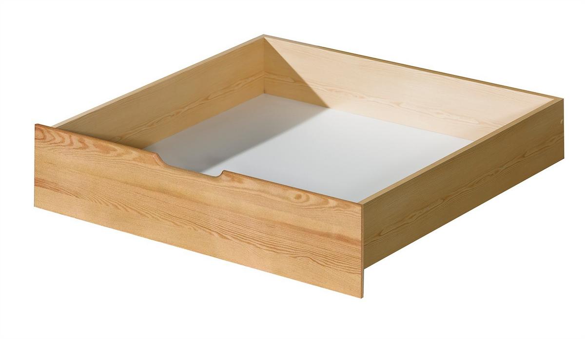 KINDERBETT MARIS mit Bettkasten 90x200 cm Kieferfarben - Kieferfarben, Holz (90/200cm) - MASSENO