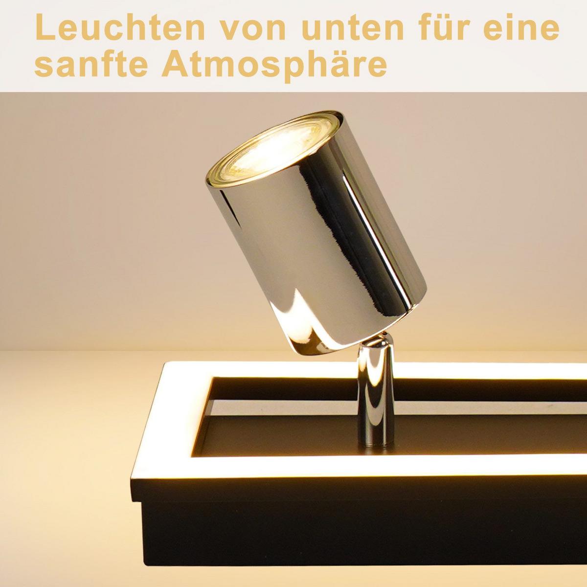 DECKENSTRAHLER Dunn 1-flammig 32/13/15.5cm - Schwarz, Metall (32/13/15.5cm) - Nettlife