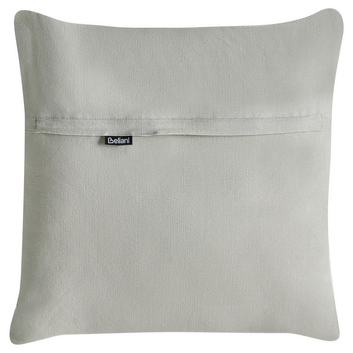 DEKOKISSEN 3er-Set Weiß 30/50 cm Xylopia - Weiß, Textil (45/45cm) - Beliani