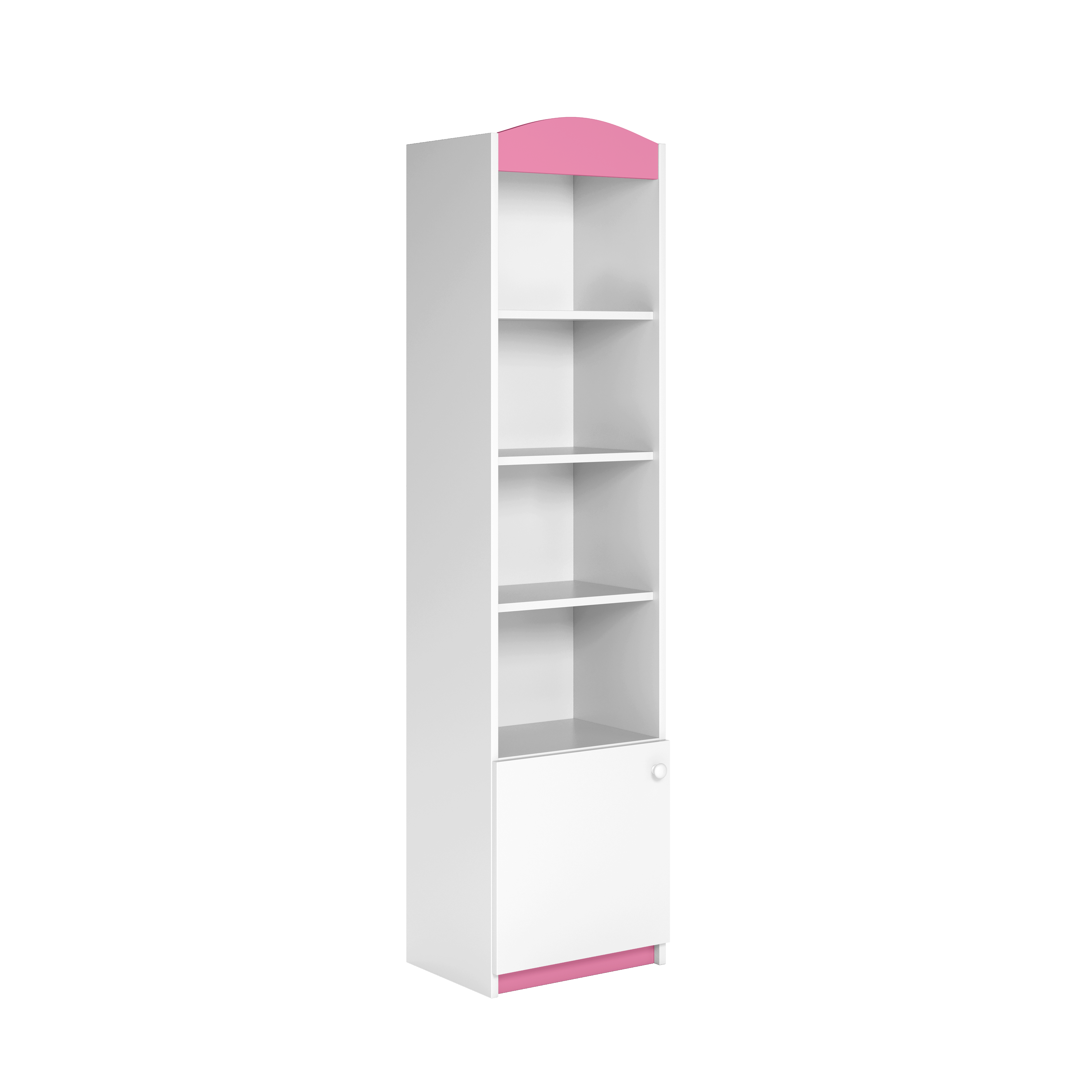 KINDERREGAL I Babydreams Hellrosa 46\180\36 - Hellrosa, Holzwerkstoff/Kunststoff (46/180/36cm) - RAUMHIRSCH FURNITURE
