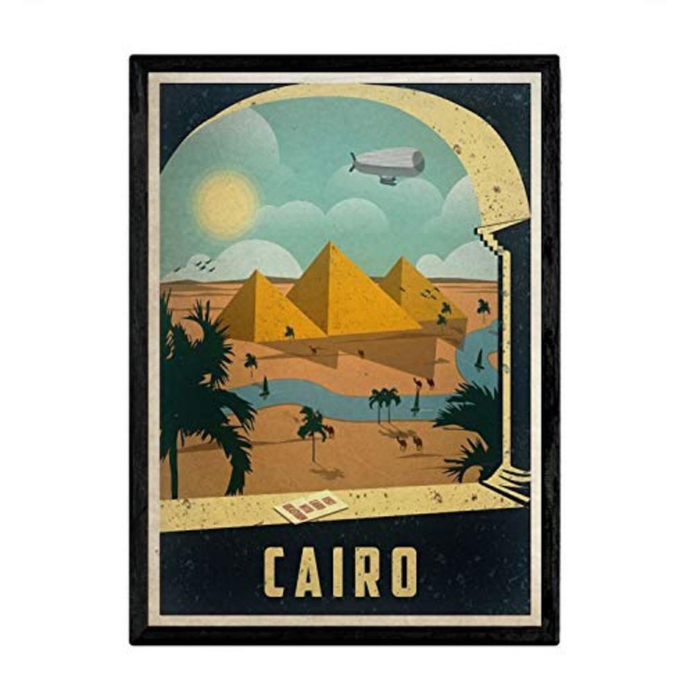 POSTER Besuch Kairo A3 Rahmenlos - Klar, Papier (29.7/5/42cm) - Nacnic