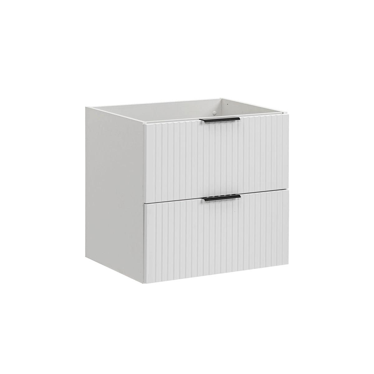 WASCHTISCHUNTERSCHRANK 60.2cm Adriel Weiß - Weiß, Holzwerkstoff (60.2/57/46cm) - Petits-meubles