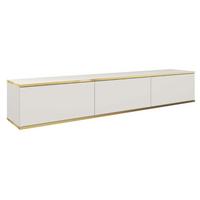TV-HÄNGEBOARD Mucalma Weiß 175 cm - Weiß, Holzwerkstoff (175/30/32cm) - Selsey