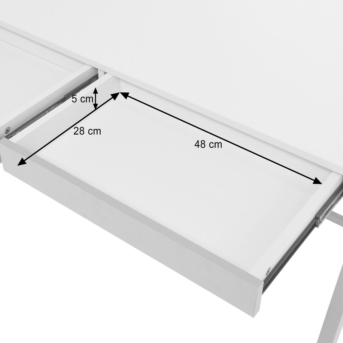 SCHREIBTISCH Boreo mit Schubladen und braunen Metallbeinen, 120 cm, Kaschmir+Hellbraun - Kaschmir/Hellbraun, Metall (55/120/74cm) - Beautysofa