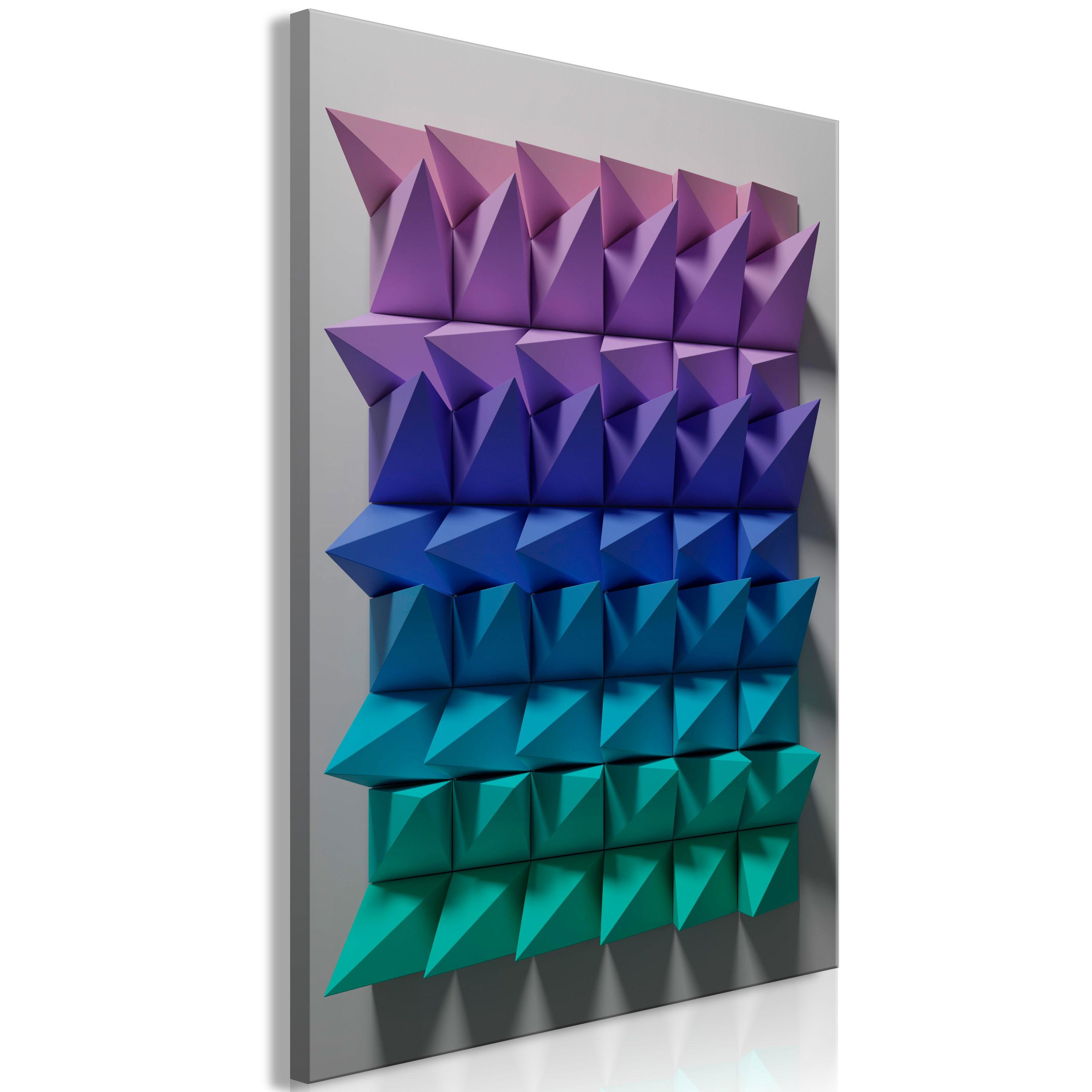 KUNSTDRUCK Bunt 40/60 cm - Multicolor, Textil (40/60cm) - KUNSTLOFT