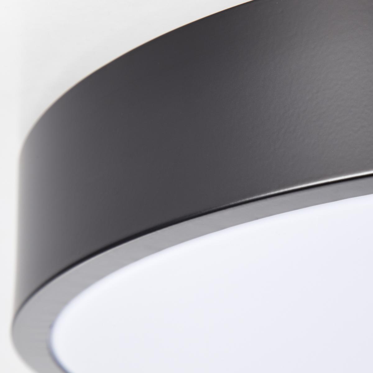 DECKENLEUCHTE Slimline G80569A76 - Schwarz, Metall (33/33/6.5cm) - Brilliant