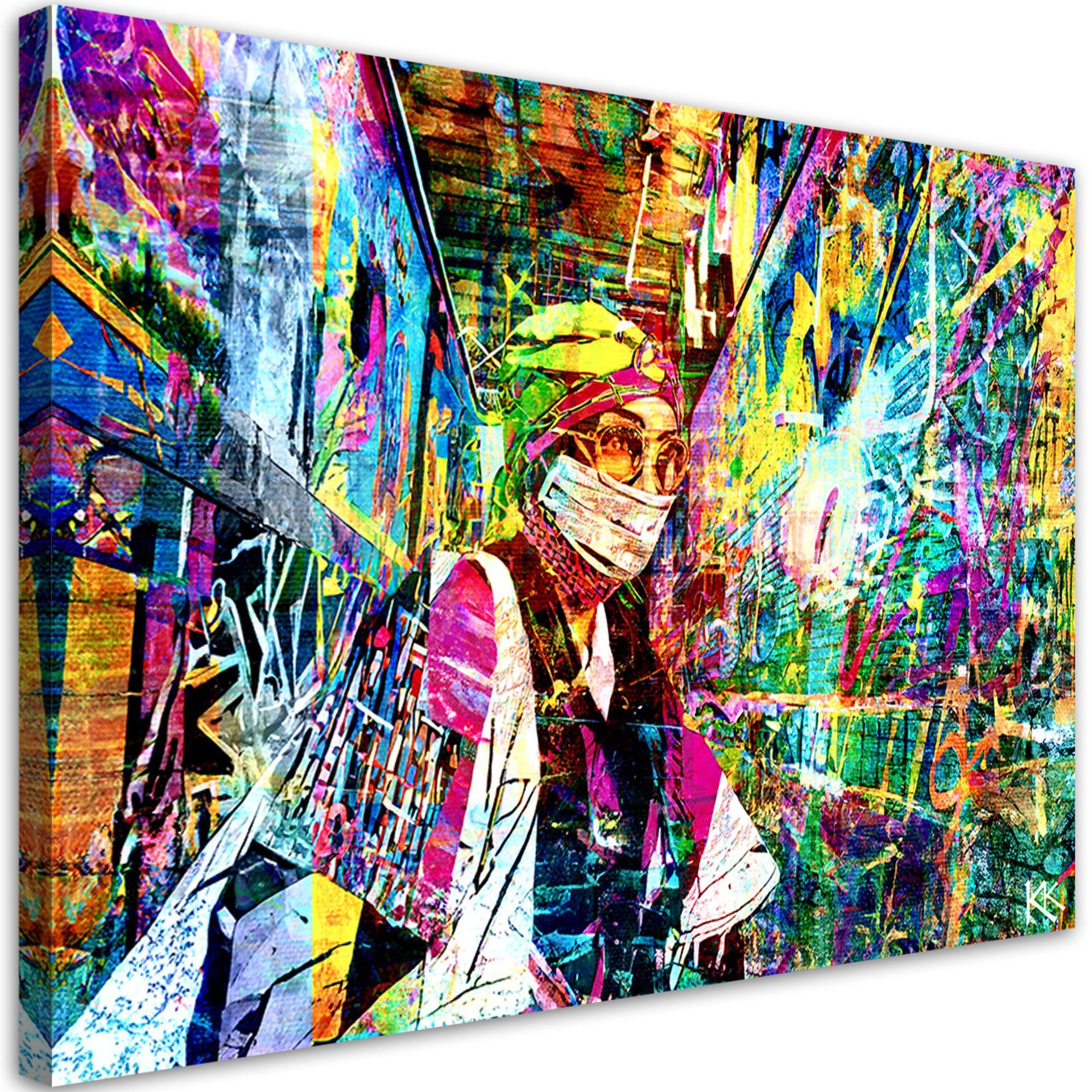 KUNSTDRUCK Lila 100/70 cm - Lila, Textil (100/70cm) - KUNSTLOFT