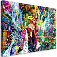 KUNSTDRUCK Lila 100/70 cm - Lila, Textil (100/70cm) - KUNSTLOFT