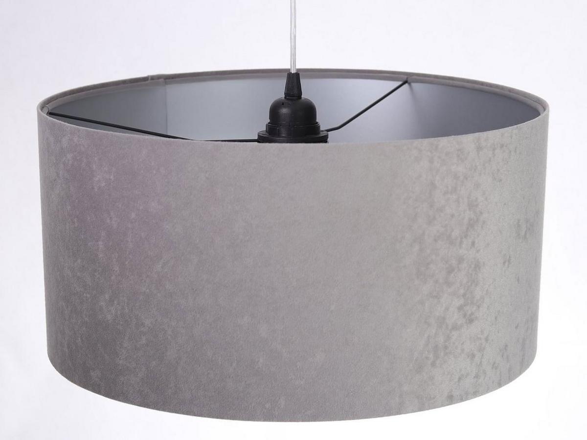 HÄNGELEUCHTE Grau 30/20 cm - Silberfarben/Grau, Kunststoff (30/0.45/20cm) - ONZENO