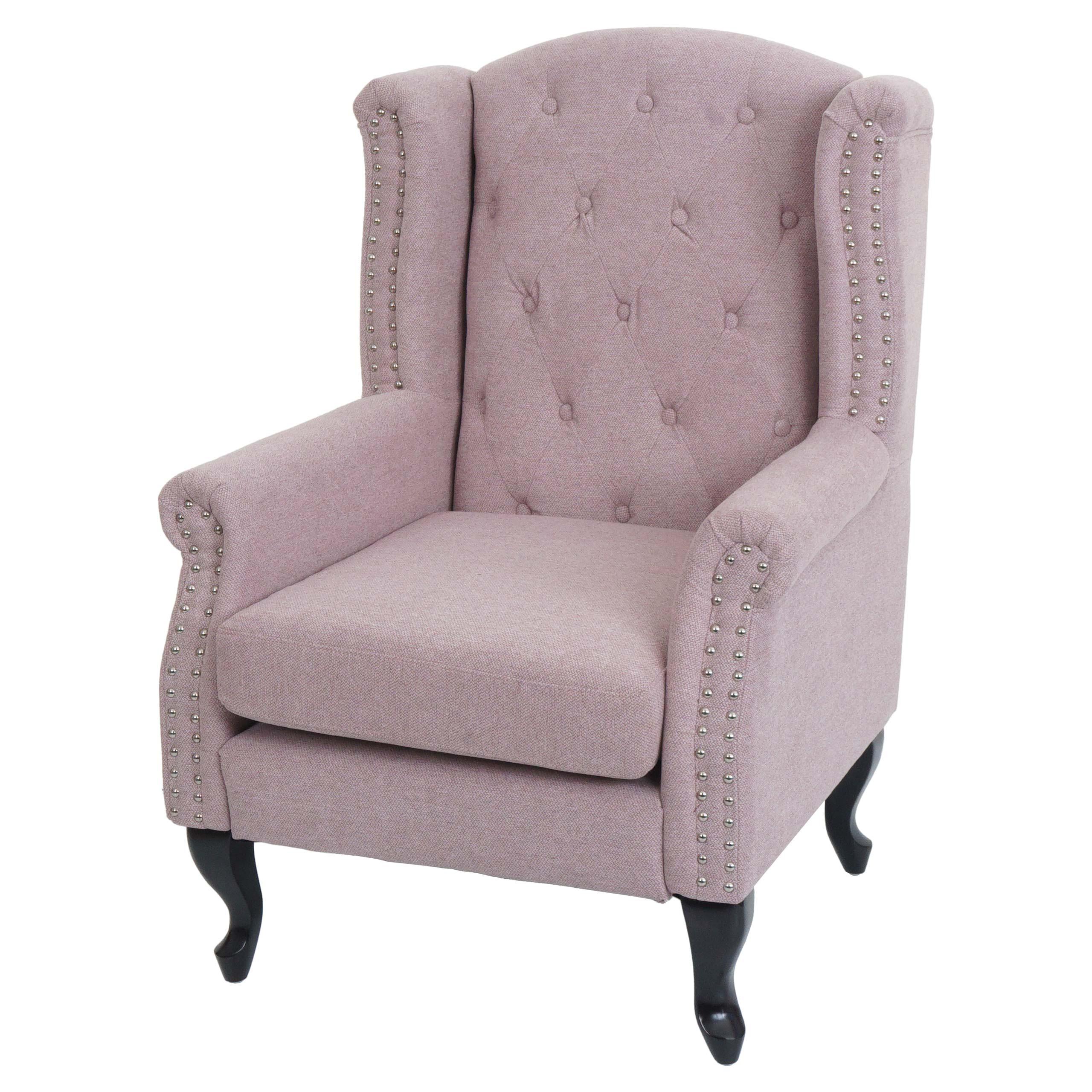 RELAXSESSEL Hellrosa - Hellrosa, Textil (75/102/80cm) - MCW