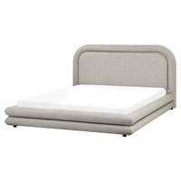WASSERBETT 160x200 cm Beige Lavardens - Taupe, Textil (160/200cm) - Beliani
