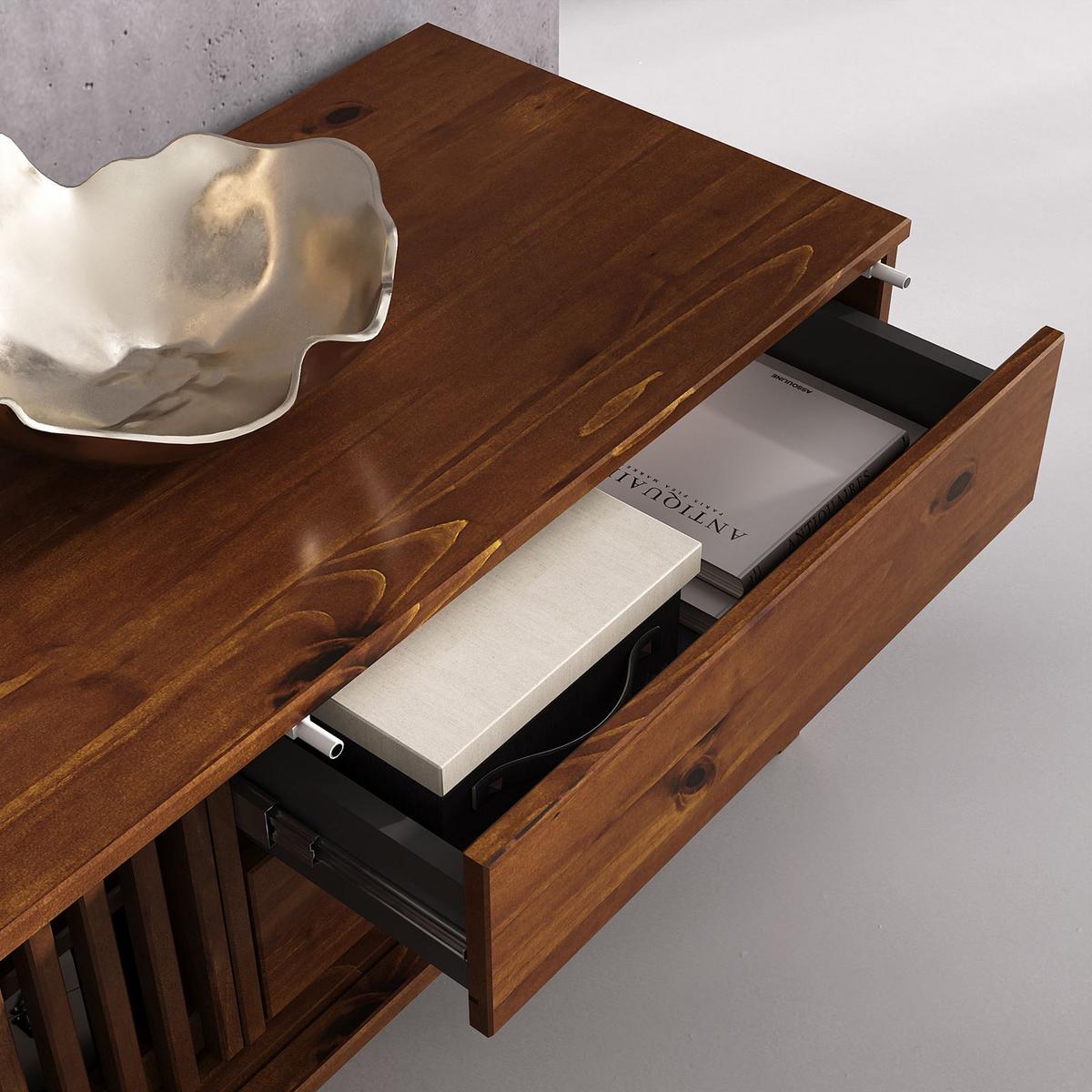 LOWBOARD ADAMO Kastanie - Kastanienfarben, Holz (180/52/41cm) - IDIMEX