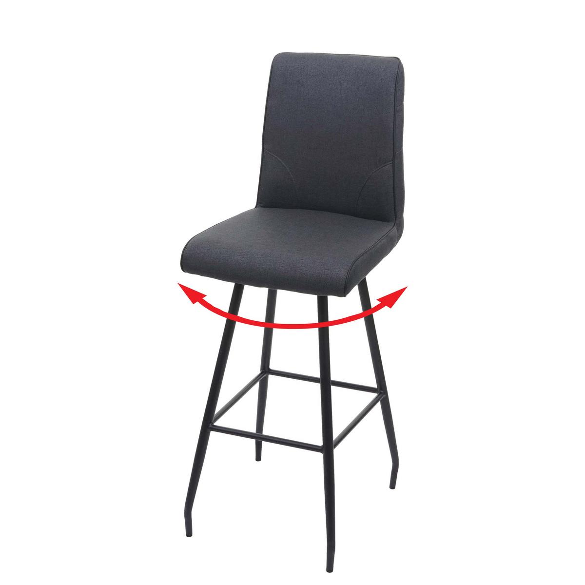 BARHOCKER Grau - Grau, Metall (41/111/51cm) - MCW