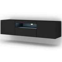 TV-MÖBEL Aurus Schwarz - Schwarz, Holzwerkstoff (150/36/37cm) - Petits-meubles