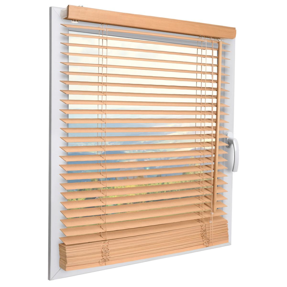 HOLZJALOUSIE SolDecor JH3 90/160 cm Eiche - Naturfarben, Holz (90cm) - Sol Royal
