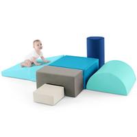 SCHAUMSTOFFBLOCK Marineblau (6-teilig) - Dunkelblau, Kunststoff (40/20/40cm) - COSTWAY