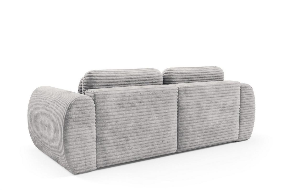 SCHLAFSOFA Simone - Grau, Holzwerkstoff/Textil (266/95/110cm) - Fun Möbel