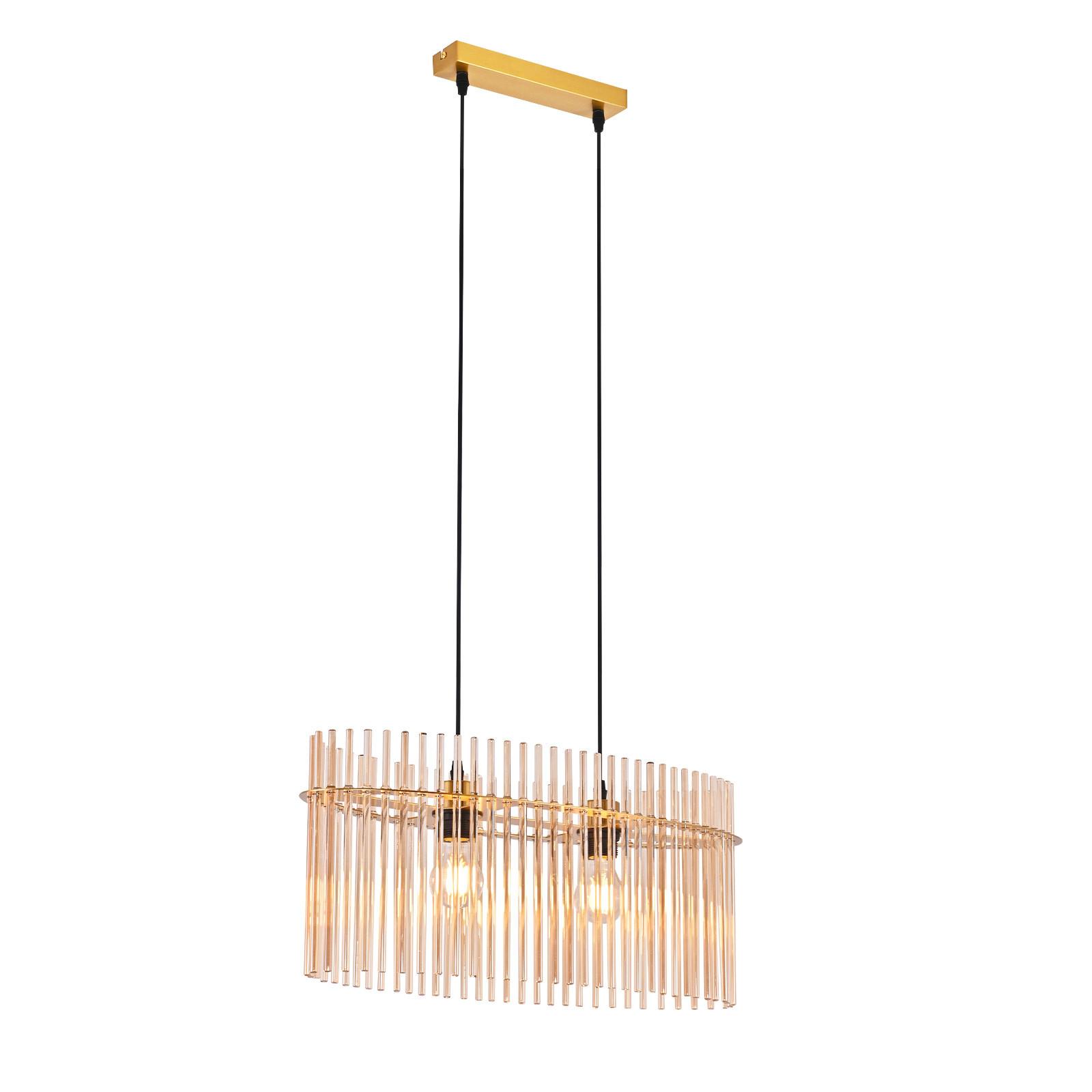PENDELLEUCHTE Ivy 25/60/150 cm - Goldfarben, Glas (25/60/150cm) - ZMH