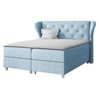 BOXBETT Bakarat - H3 - Blau, Holz (140/200cm) - MIRJAN24