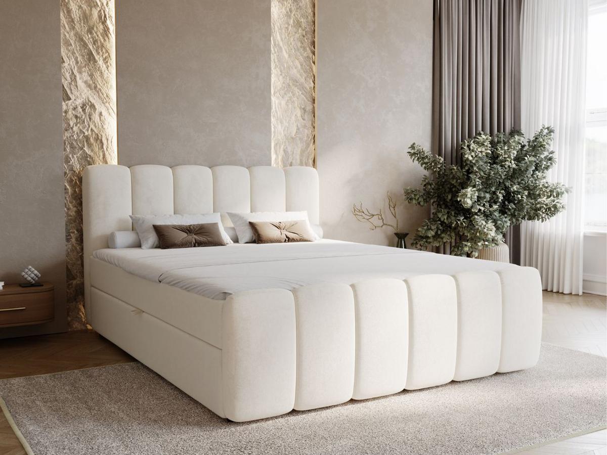 BOXBETT Cloud 140x200 Beige - Beige, Holz/Textil (140/200cm) - Graingold