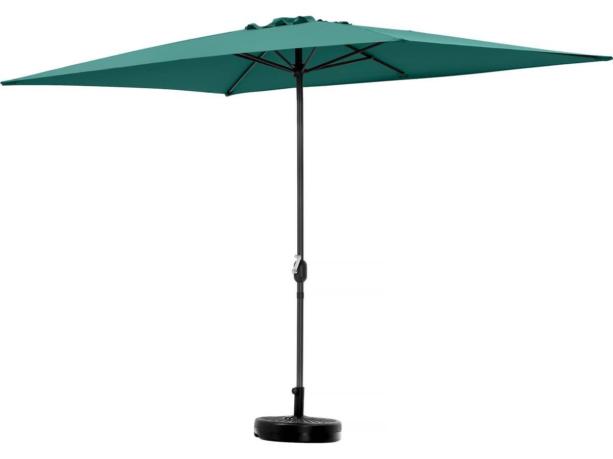 SONNENSCHIRM sol 2 Grün - Grün, Metall (300/200cm) - Habitat Garten