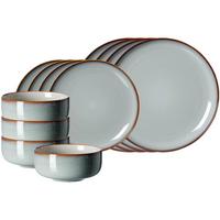 BASIC-SET Portofino grau 12-tlg. - Grau, Keramik (2/2/2cm) - Ritzenhoff Breker