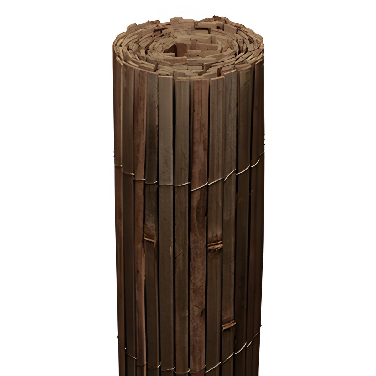 SICHTSCHUTZZAUN SolVision B55 80/600 cm Bambus Braun - Braun, Naturmaterialien (600/80cm) - Sol Royal