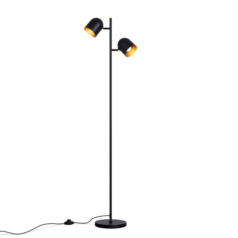 STEHLAMPE Yamaguchi 35/22/145cm - Schwarz, Metall (35/22/145cm) - Nettlife