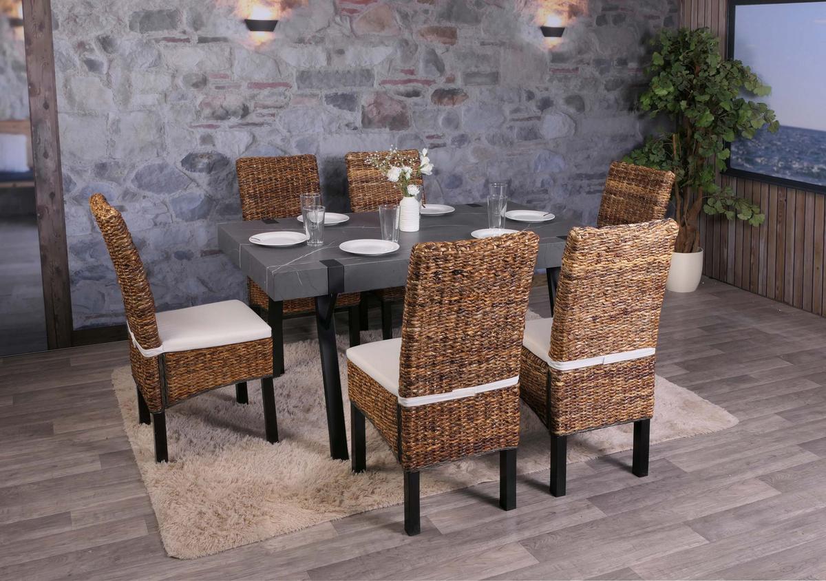ESSZIMMERSTUHL Dunkelbraun 6er-Set - Dunkelbraun/Braun, Holz (46/96/41cm) - MCW