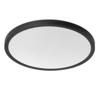 LED-DECKENLEUCHTE Lind 22/22/2.6cm - Schwarz, Kunststoff (22/22/2.6cm) - Nettlife