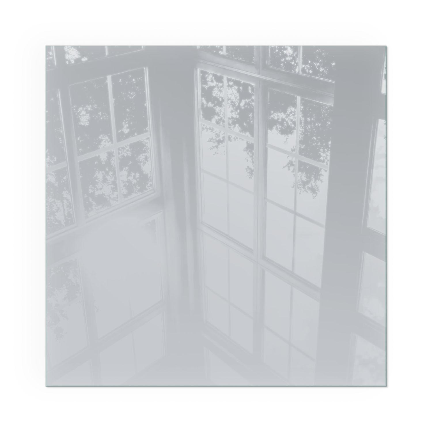 GLASPLATTE für Kamin 50x50 cm - Grau, Glas (50/50/0.4cm) - TULUP