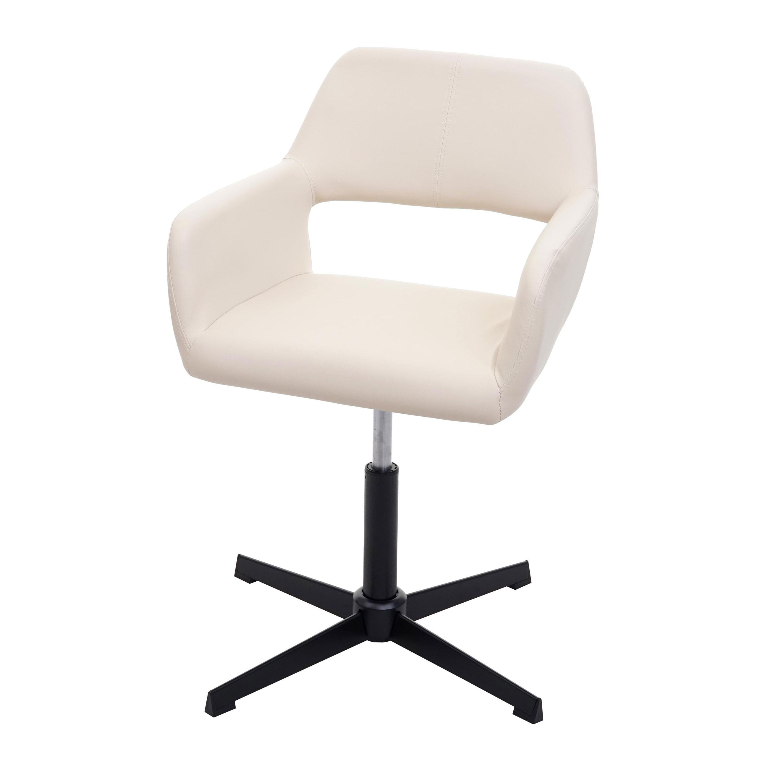 ESSZIMMERSTUHL Schwarz - Creme/Schwarz, Textil (65/89/65cm) - MCW