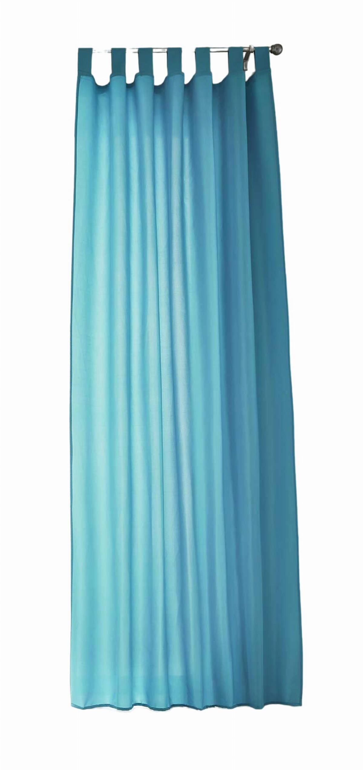 VORHANG POTSDAM HxB 245x140 cm Türkis - Türkis, Textil (140/245cm) - Gardinenbox