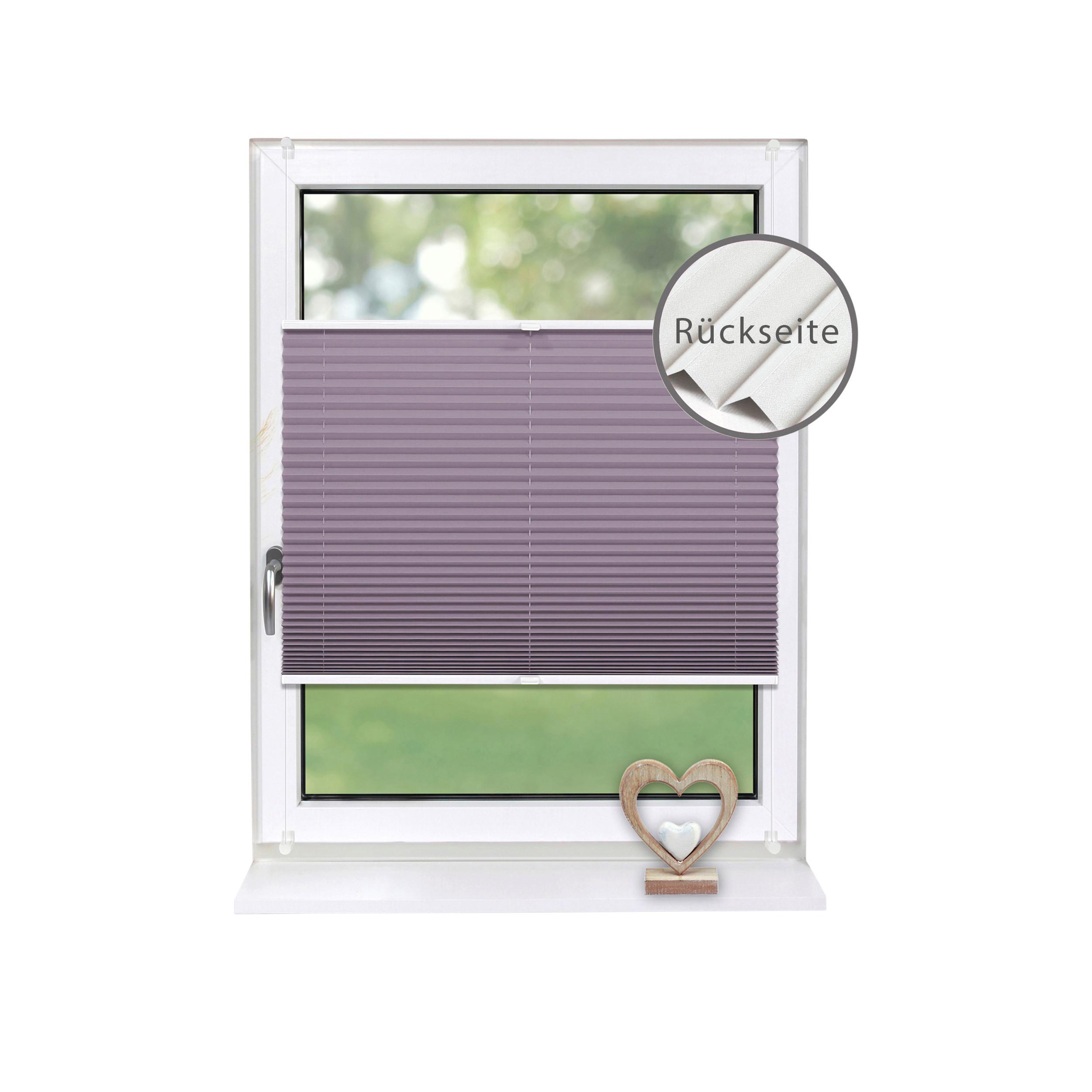 PLISSEE Thermo Basic 40 x 150cm Klemmfix ohne Bohren - Flieder, Textil (40/150/150cm) - Deco-Raum