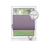 PLISSEE Thermo Basic 75 x 210cm Klemmfix ohne Bohren - Flieder, Textil (75/210/210cm) - Deco-Raum
