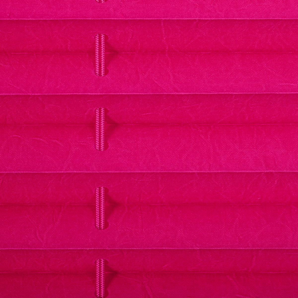 PLISSEE KLEMMFIX, OHNE BOHREN, VERSPANNT - Pink, Kunststoff (90/210cm) - Lichtblick Original