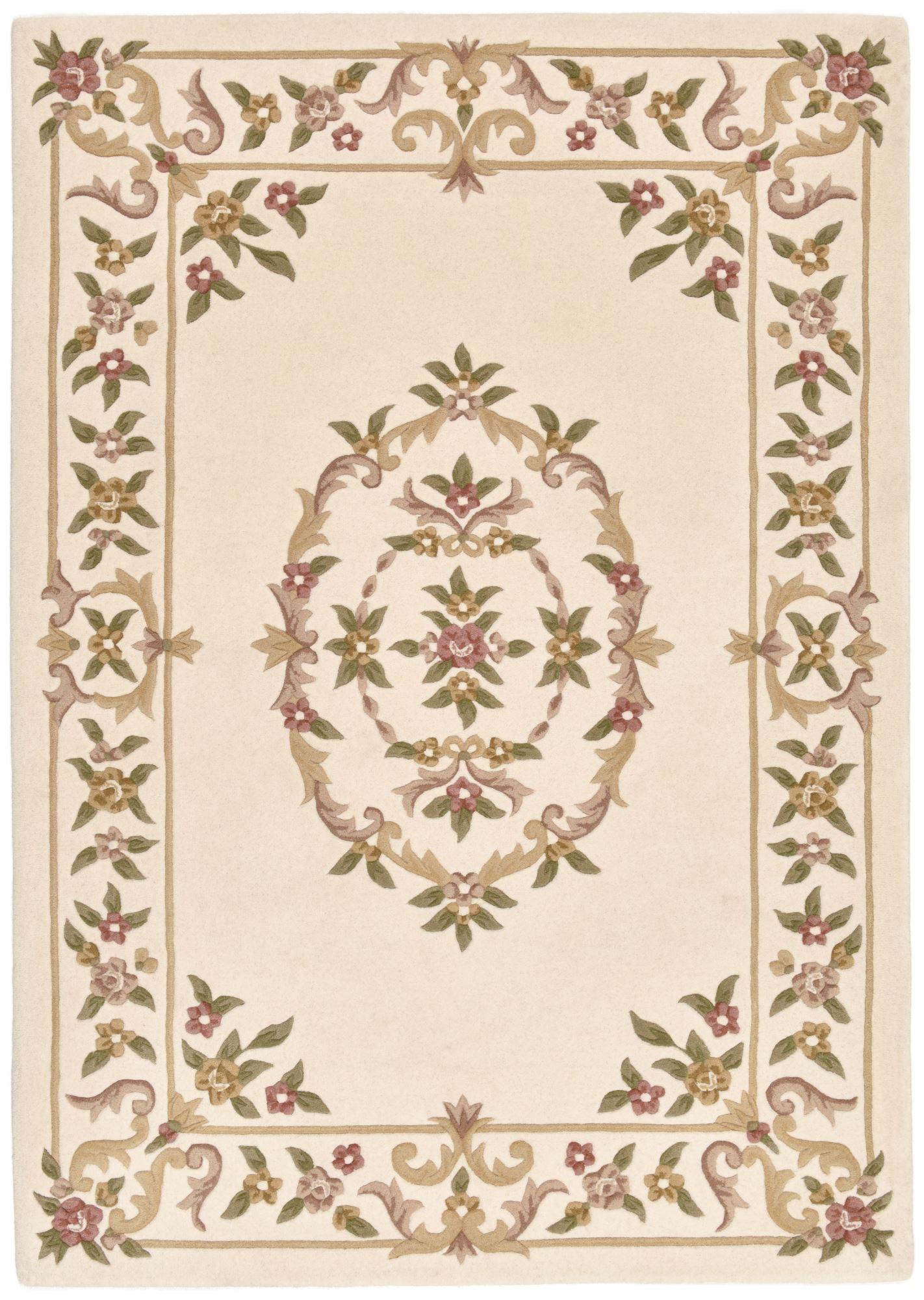 HANDTUFTTEPPICH Bloomingville 90x160 cm - Beige, Textil (90/160cm) - THEKO