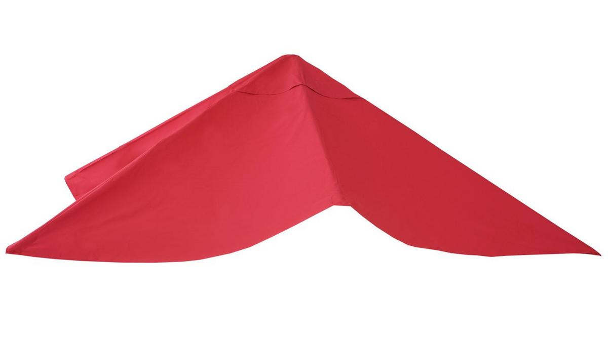ERSATZ-BEZUG FÜR SCHIRM Rot - Rot, Textil (295/395cm) - MCW