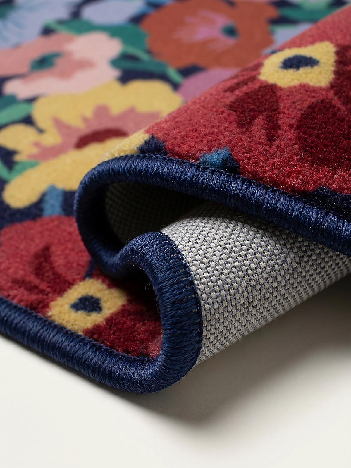 WOLLTEPPICH DAHLIA, floral, Bunt, 200 x 300 cm - Multicolor, Textil (300/200cm) - KADIMA DESIGN