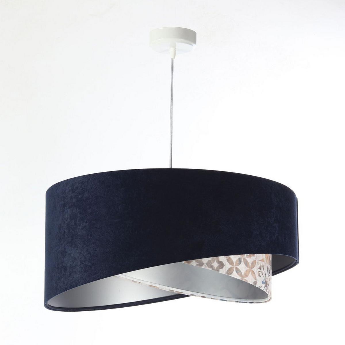 HÄNGELEUCHTE Blau 50/23 cm - Beige, Kunststoff (50/1.3/23cm) - ONZENO