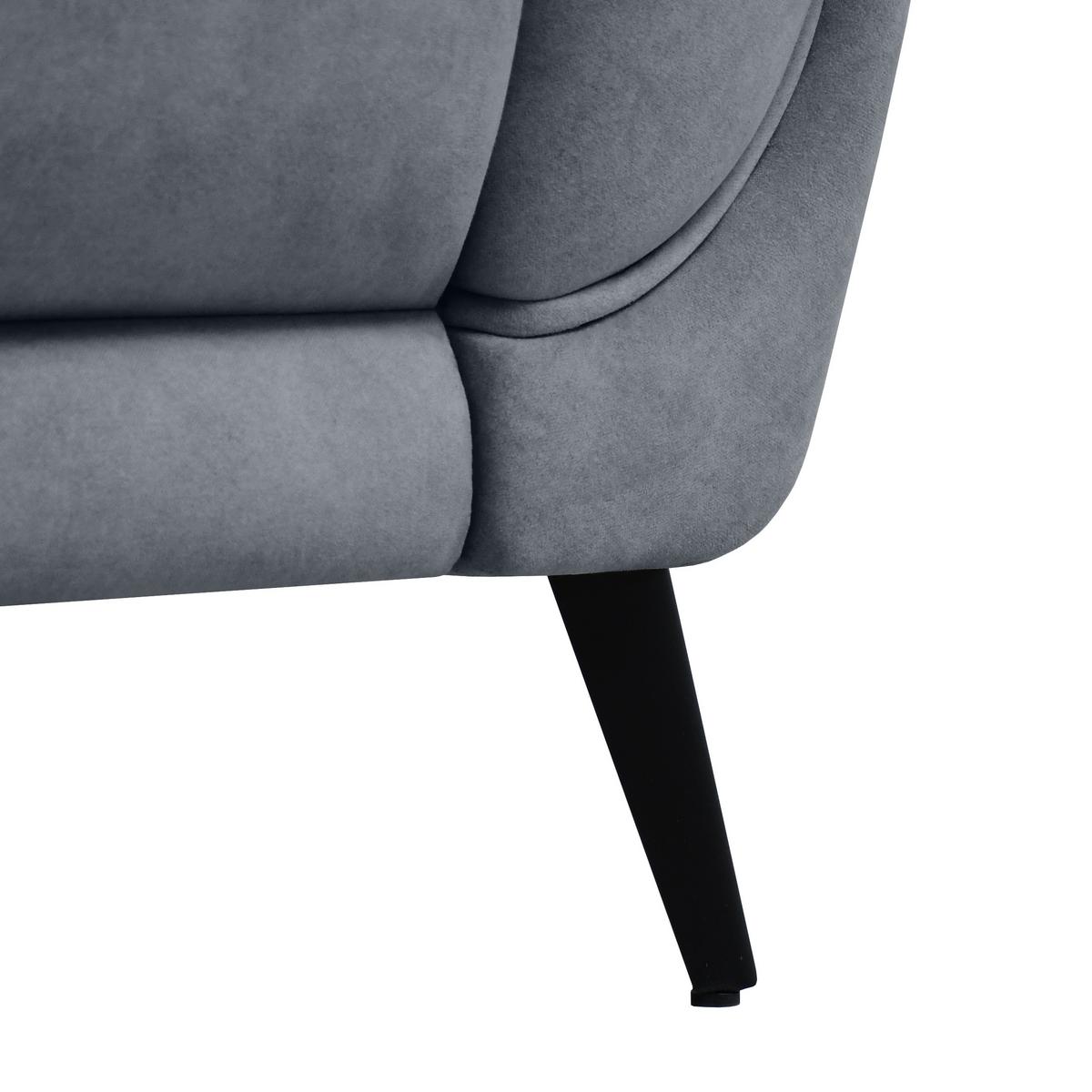 RELAXSESSEL Comfort, mit elektrischer Verstellung und verstellbarer Kopfstütze, Dunkelgrau - Dunkelgrau/Schwarz, Textil (103/97/102cm) - Beautysofa
