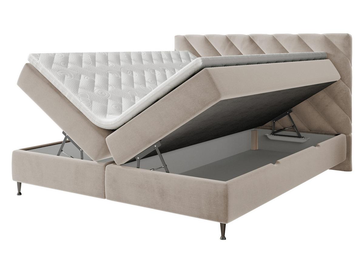 BOXBETT Enzo - H3 - Schwarz/Grün, Holz/Textil (160/200cm) - MIRJAN24