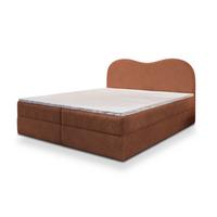 BOXBETT FLUVIA N 180x200 cm mit Matratze und Topper - Orange - Orange, Holz (180/200cm) - MASSENO