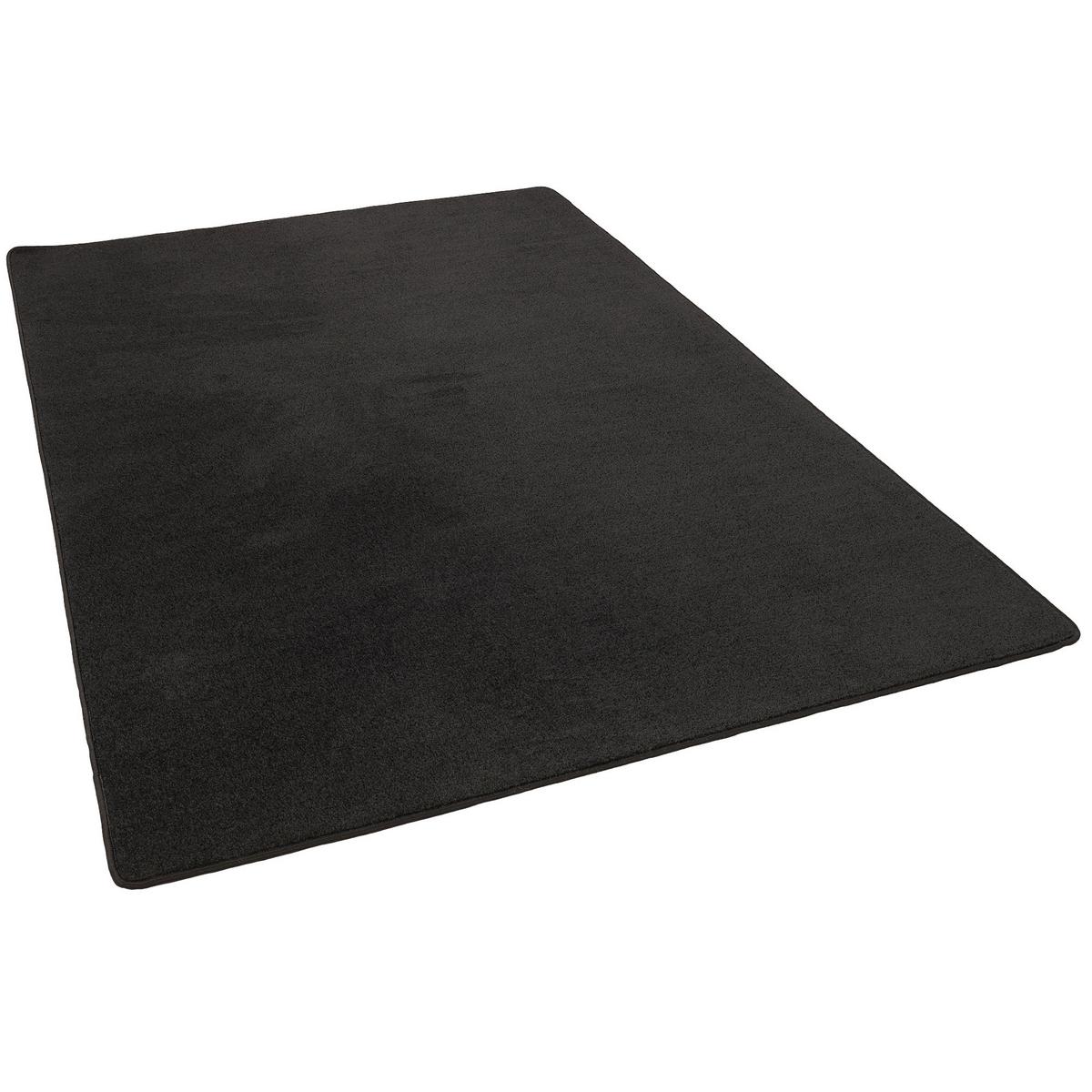 TREND VELOURS TEPPICH JOY - Schwarz, Textil (200/250cm) - Snapstyle