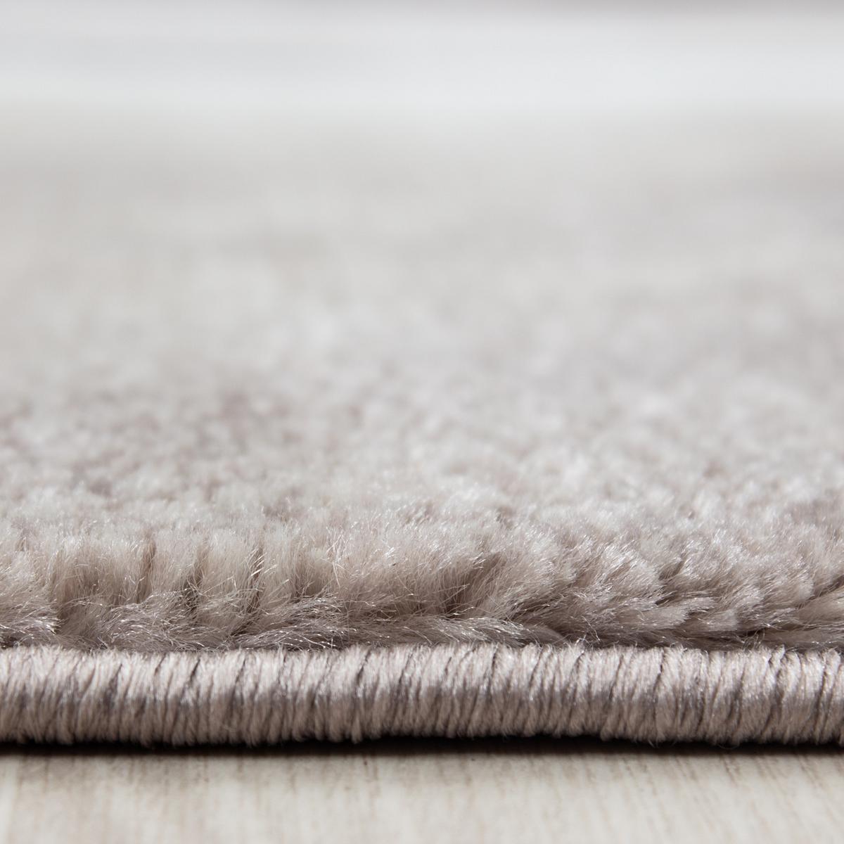 KURZFLORTEPPICH DRAU, mit Farbverlauf, Braun, 140 x 200 cm - Braun, Textil (200/140cm) - KADIMA DESIGN