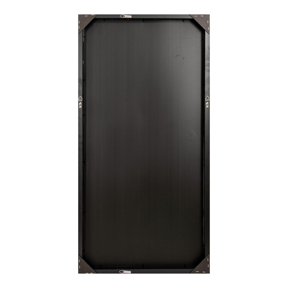 WANDSPIEGEL Novoli - Schwarz, Glas/Kunststoff (50/4/100cm) - [en.casa]