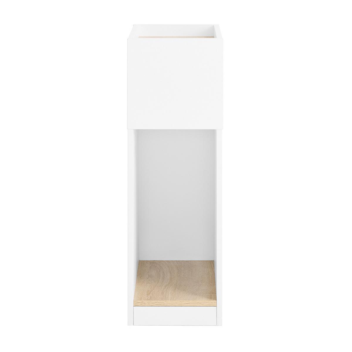 NACHTTISCH mit offenen Fächern FBT171-WNx2 - Ahornfarben, Fell (35/60/20cm) - SoBuy