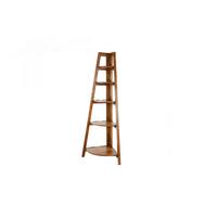 ECKREGAL TAVIRA Braun Akazie - Sandfarben, Holz (64/148/44cm) - KAWOLA
