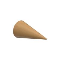 ENDSTÜCKE FÜR GARDINENSTANGEN 16 mm Ø, Holly Buche, Packung 2 Stück - Buchefarben, Holz (6/3.4/3.4cm) - INTERDECO